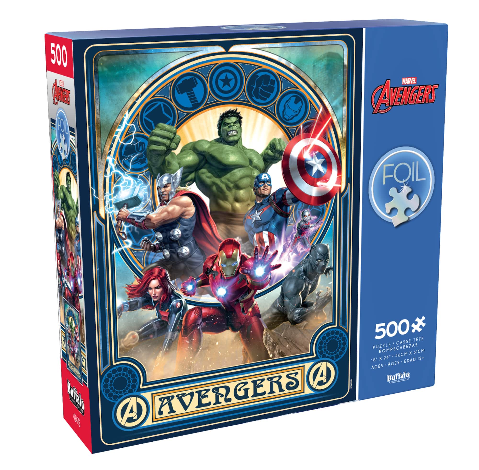 Assorted Foil 500 Piece Puzzle